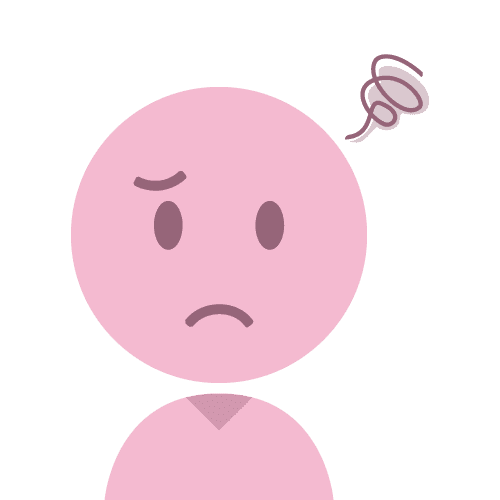 悩んでいる人