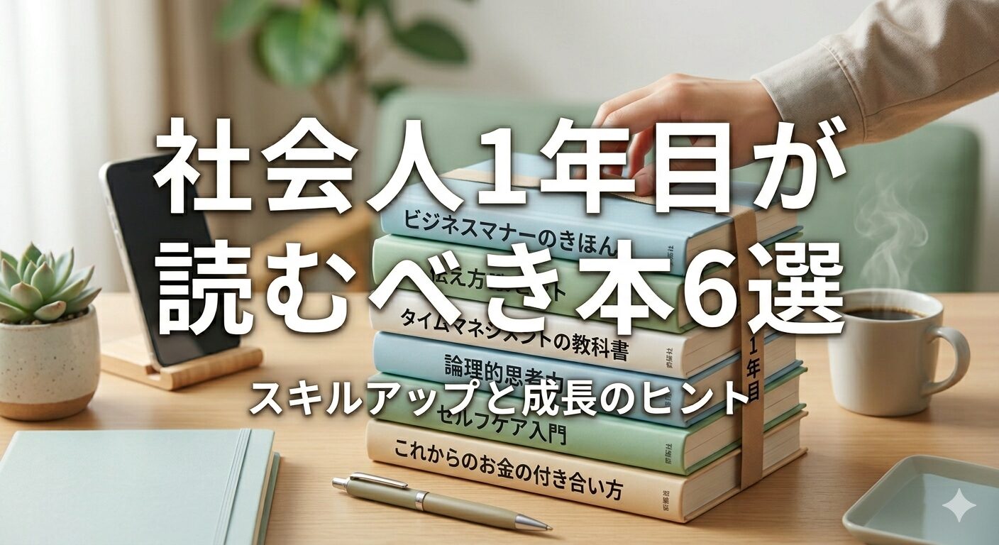 社会人1年目が読むべき本6選